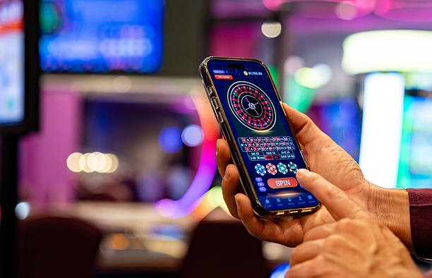 dunia gacor mobile app interface showing live football matches and casino games